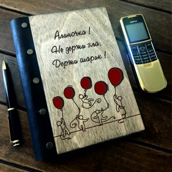 Блокноты на заказ с гравировкой Москва СПБ краснодар